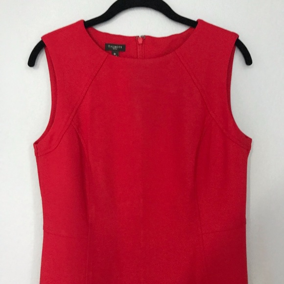 Talbots Red Knit Dress NWT - Picture 2 of 7
